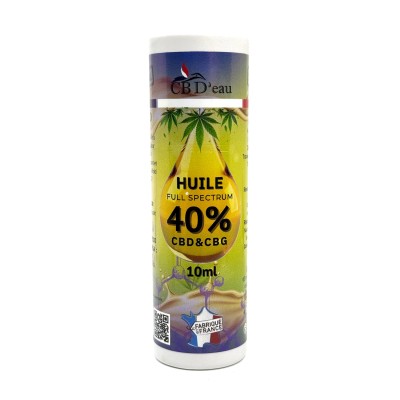 Huile CBD & CBG 40% full spectrum | CBD'EAU